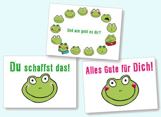 Froschkartenset